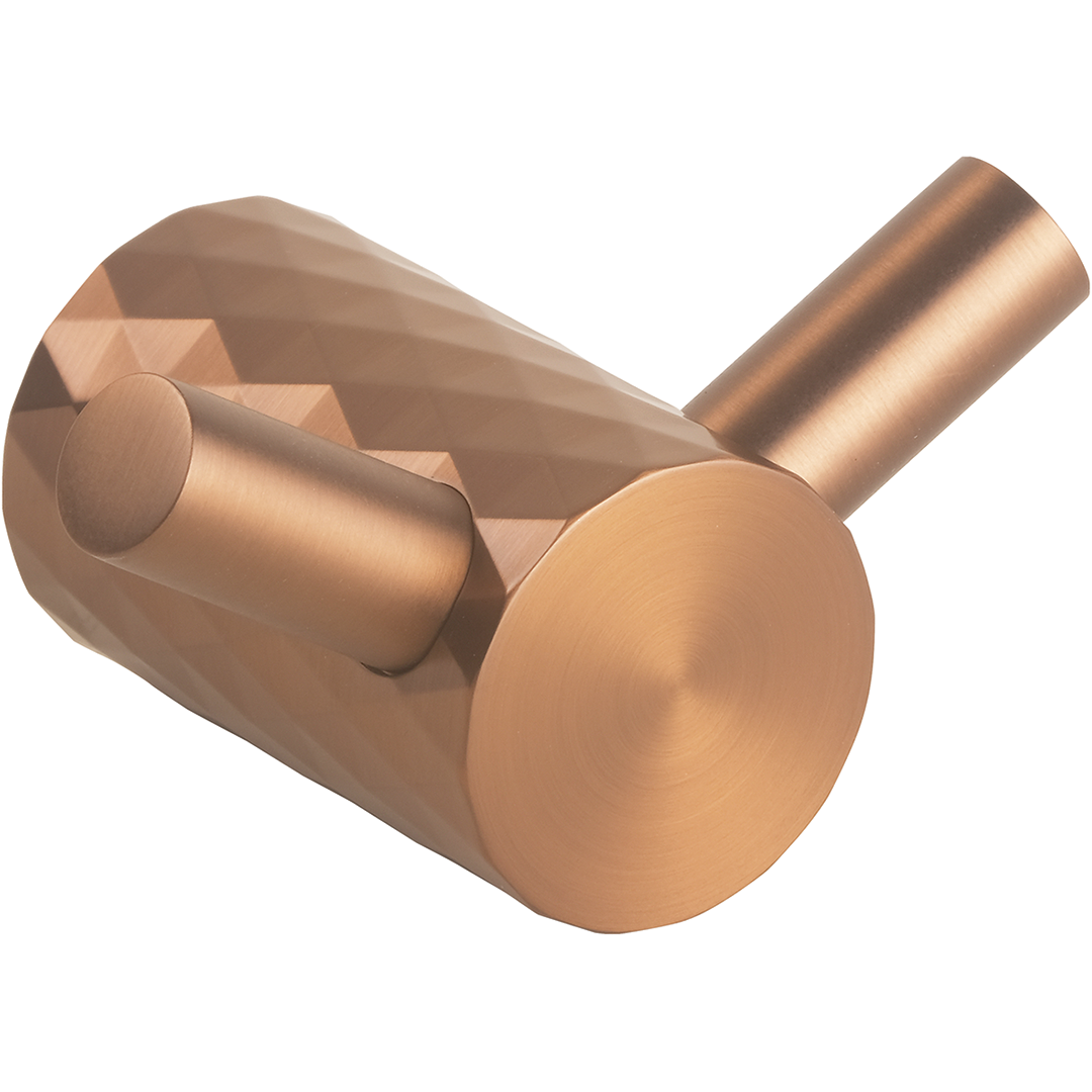 картинка COPRA Крючок двойной, матовая медь от магазина Сантехстрой