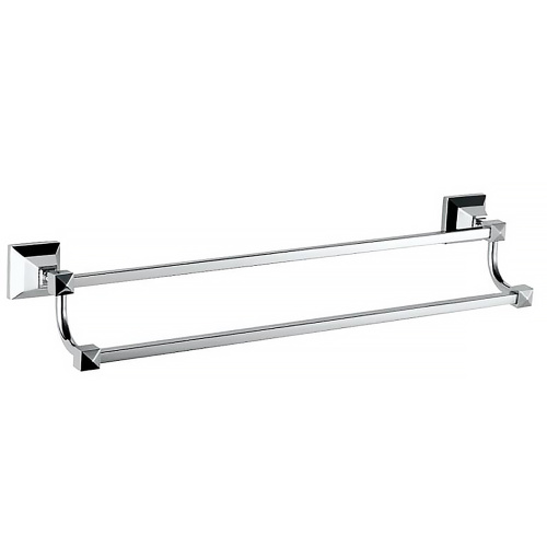 картинка Полотенцедержатель трубчатый AZARIO ALTRE двойной 60 см, хром (AZ96002B) от магазина Сантехстрой