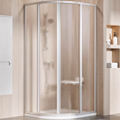 картинка Душевой уголок Ravak Supernova SKCP4-90 90x90 3117OU02ZG профиль Сатин стекло Grape от магазина Сантехстрой