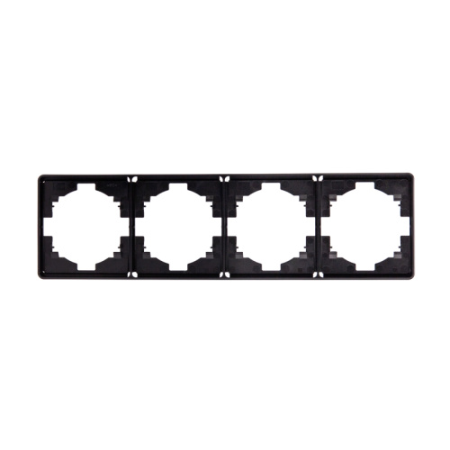 картинка Рамка ROUND 4-постовая оникс KRANZ от магазина Сантехстрой