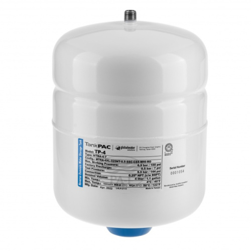 картинка Накопительный бак TP-4 1 gal (4 л) TankPac metal  1/4'' NPT (кран в комплекте) от магазина Сантехстрой
