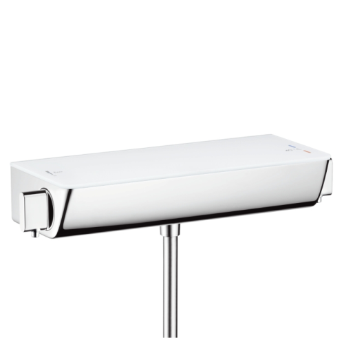 картинка HG Ecostat Select Термостат для душа, на 1 источник, настенный монтаж, цвет белый/хром от магазина Сантехстрой