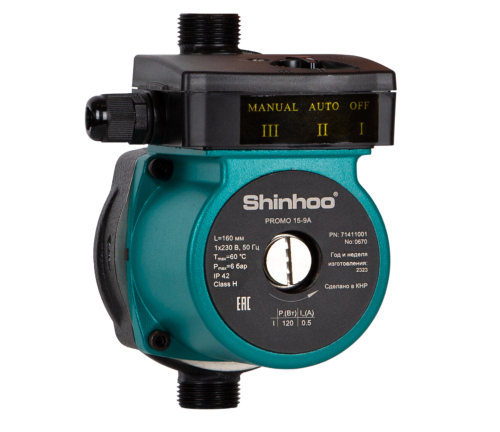 картинка Циркуляционный насос Shinhoo PROMO 15-12A от магазина Сантехстрой