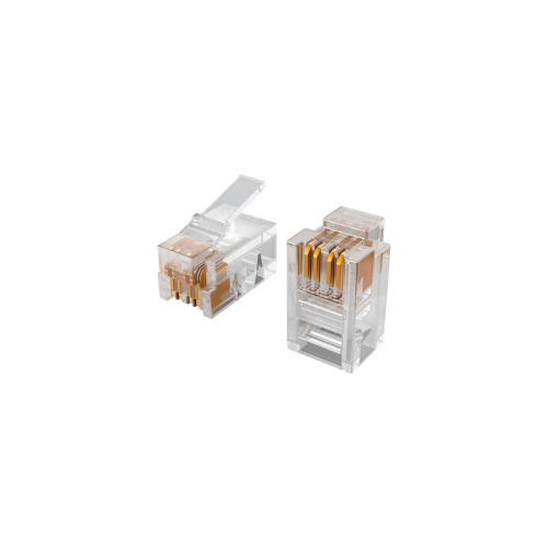 картинка Коннектор EctoControl 4P4C (RJ11), 10шт. от магазина Сантехстрой