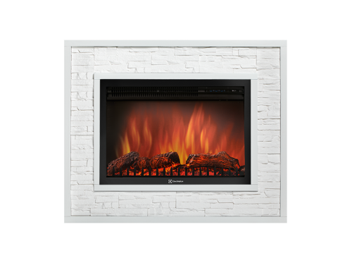 картинка Портал Firelight Loft 30 камень белый, белая эмаль от магазина Сантехстрой