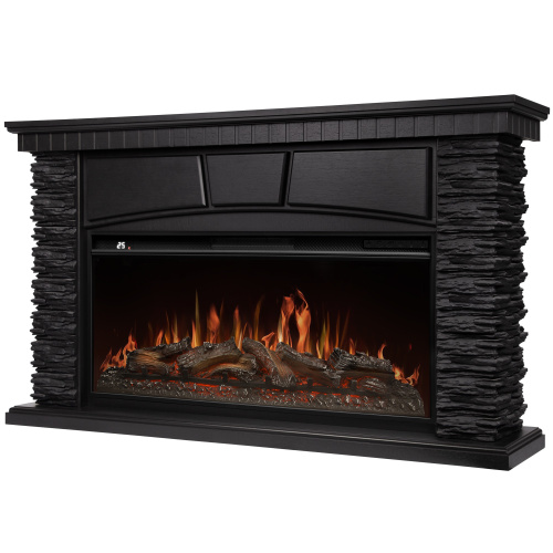 картинка Портал Firelight Porto 42/40/36 камень черный шпон венге от магазина Сантехстрой