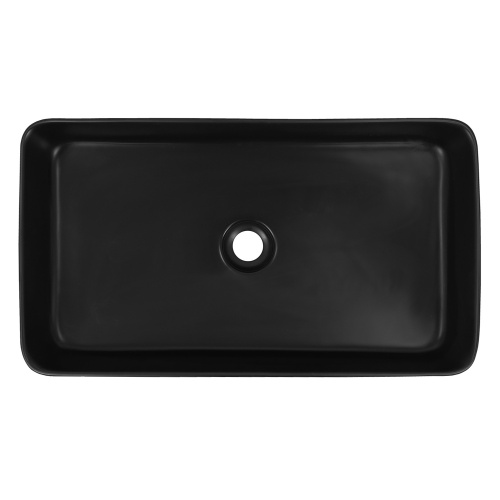 картинка Раковина-чаша Azario 675х380х120 накладная, прямоугольная, черный матовый (AZ-2250-MB) от магазина Сантехстрой