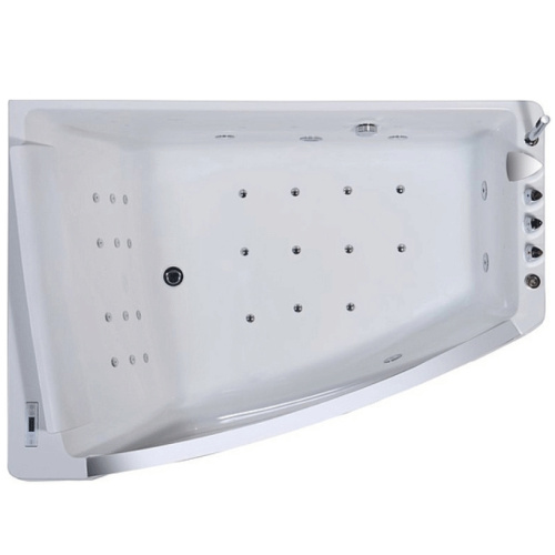 картинка Акриловая ванна Orans 120x170 L 65109l0 с гидромассажем от магазина Сантехстрой