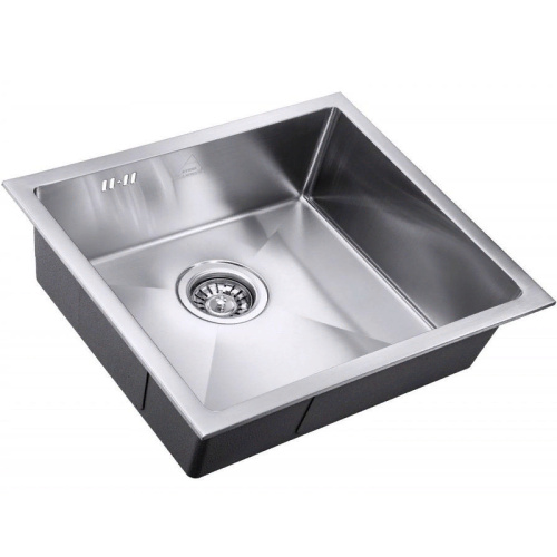 картинка Кухонная мойка ZorG Steel Hammer 48 SH 4844 Нержавеющая сталь от магазина Сантехстрой