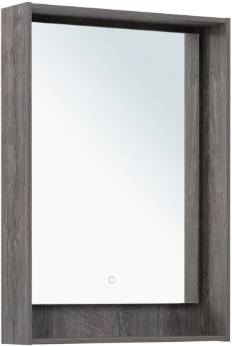 картинка Зеркало Милан 60 LED цв. дуб рошелье (336393) от магазина Сантехстрой