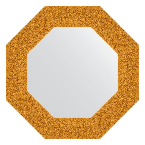 картинка Зеркало Evoform Octagon BY 3799 57x57 чеканка золотая от магазина Сантехстрой