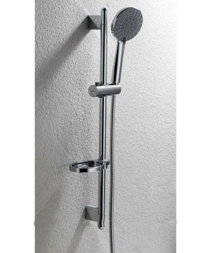 картинка Душевой гарнитур Bravat Line шланг 1,5 м., мыльница, хром (D152CP-2A-RUS) от магазина Сантехстрой