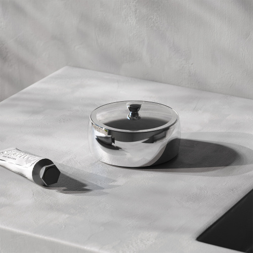 картинка A3021000 Sensation, Шкатулка для украшений, маленькая, хром, шт от магазина Сантехстрой