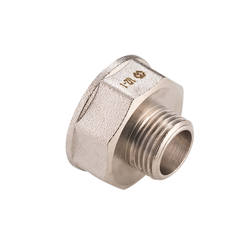 картинка Переходник, MVI, резьбовой, 1" х 3/4", ВН, латунь никелированная от магазина Сантехстрой