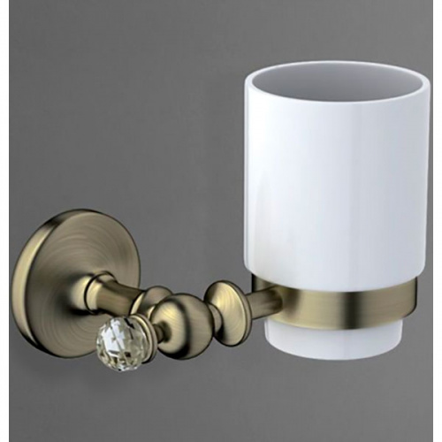 картинка Стакан для зубных щеток Art&Max Antic Crystal AM-E-2668SJ Бронза от магазина Сантехстрой