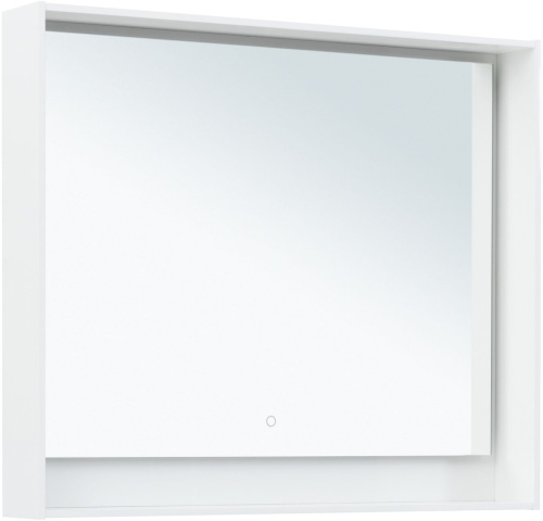 картинка Зеркало Милан 100 LED Белый глянец (306372) от магазина Сантехстрой