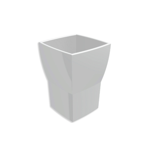 картинка Bertocci Grace Cтакан керамический,настольный/подвесной, цвет белый (без настенного держателя) от магазина Сантехстрой