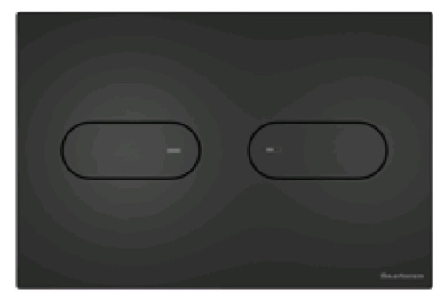 картинка Artceram Смывная клавиша INOX-710, цвет черный матовый от магазина Сантехстрой