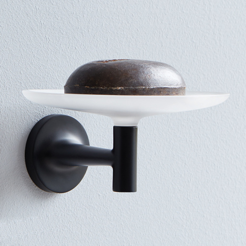 картинка Duravit Starck T Мыльница настенная цвет черный матовый от магазина Сантехстрой