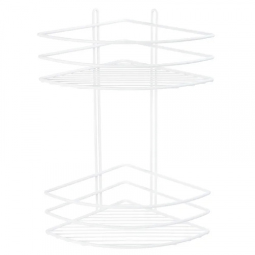 картинка Полка Fixsen угловая двухэтажная белая (FX-710W-2) от магазина Сантехстрой