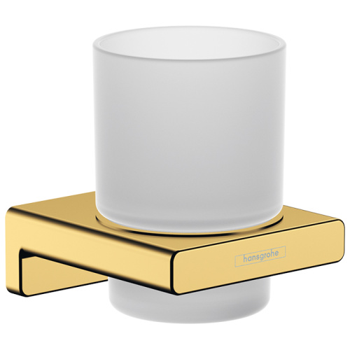 картинка HG AddStoris Стакан для зубных щеток, цвет: полированное золото от магазина Сантехстрой