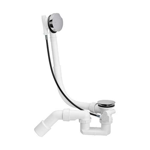 картинка Viega Simplex Слив-перелив стандартный полуавтомат, накладка хром от магазина Сантехстрой