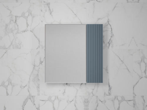 картинка Зеркальный шкаф «Стокгольм» 70 см графит софт от магазина Сантехстрой