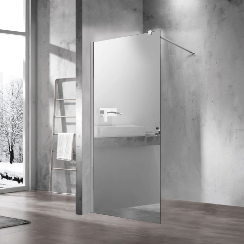 картинка Душевая перегородка Walk-In VSW-1H100MR, 1000*2000, хром, стекло зеркальное от магазина Сантехстрой