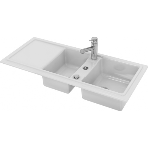 картинка Duravit Cassia Кухонная мойка Cassia 80 1160x510, белая от магазина Сантехстрой