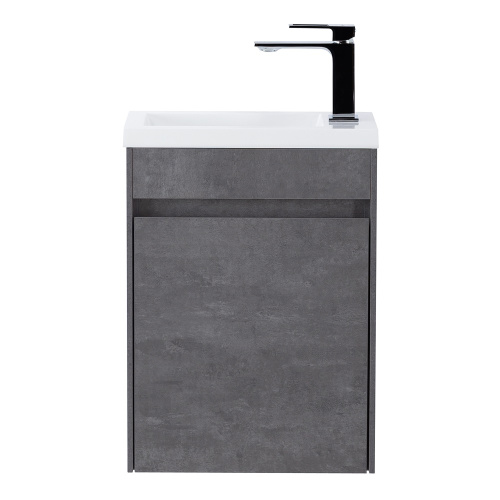 картинка Тумба под раковину подвесная BelBagno PIETRA MINI-400-1A-SO-SCM-L Stucco Cemento от магазина Сантехстрой