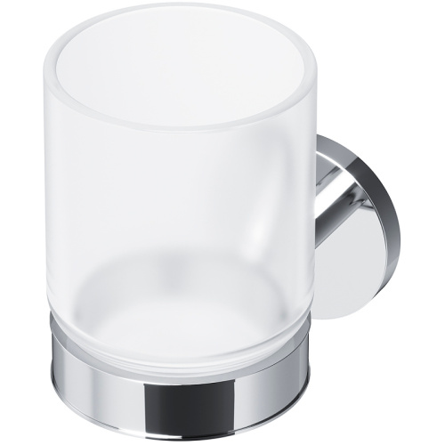 картинка A85A34300 X-Joy, Стеклянный стакан с настенным держателем от магазина Сантехстрой