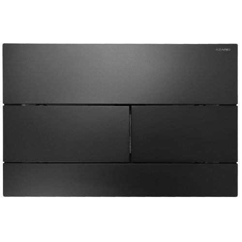 картинка Кнопка смыва AZARIO NEW двойная, пластик, черный матовый (AZ-013.04) от магазина Сантехстрой