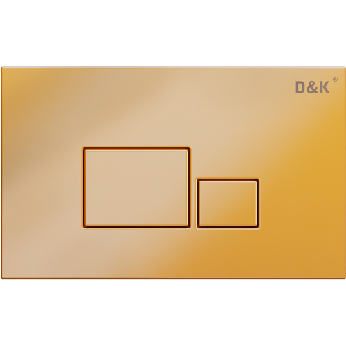 картинка Клавиша смыва DK матовое золото Quadro (DB1519003) от магазина Сантехстрой
