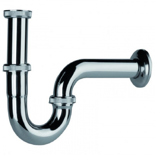 картинка Сифон для раковины PlastBrno EMCR002 Хром от магазина Сантехстрой