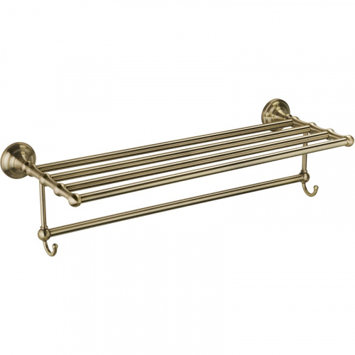 картинка Полка для полотенец FIXSEN Retro с крючками (FX-83815A) от магазина Сантехстрой