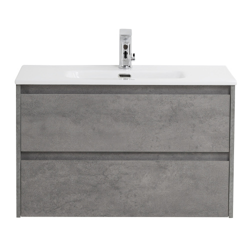 картинка Тумба под раковину подвесная BelBagno KRAFT 39-800/390-2C-SO-CG Cemento Grigio от магазина Сантехстрой