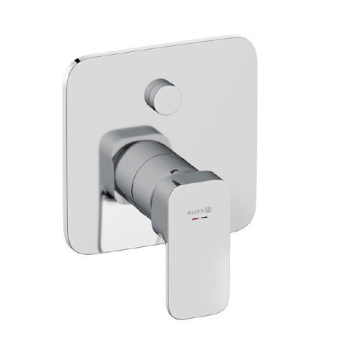 фотография смеситель для душа, kludi, renon, push&switch, цвет-хром