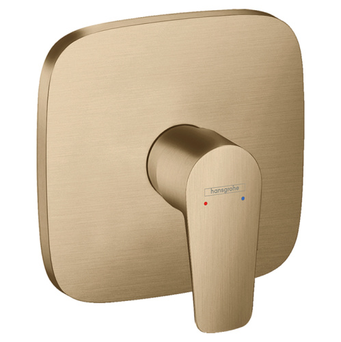 картинка HG Talis E Встраиваемый смеситель для душа (внешняя часть), цвет: шлифованная бронза от магазина Сантехстрой