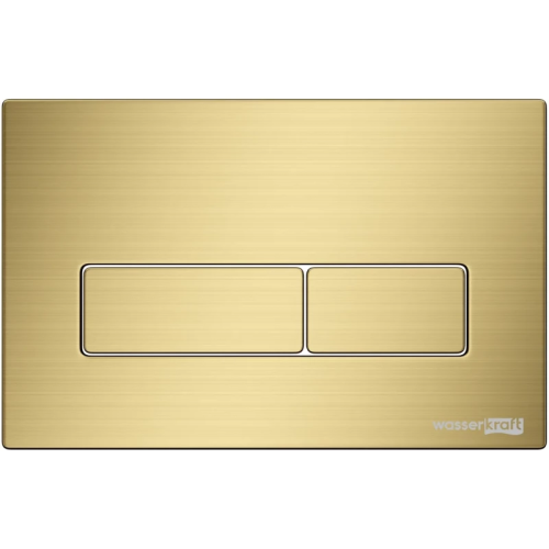 картинка Смывная клавиша WasserKRAFT золотой матовый MG03 от магазина Сантехстрой