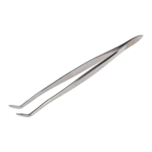 картинка Пинцет изогнутый,  узкий,  рифленый 160мм REXANT от магазина Сантехстрой