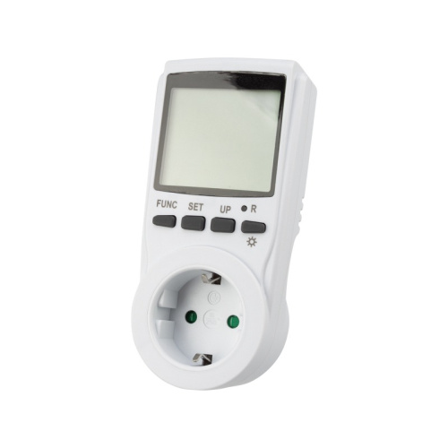 картинка Ваттметр с подсветкой RX-11 вертикальный 2х тарифный 16А REXANT от магазина Сантехстрой