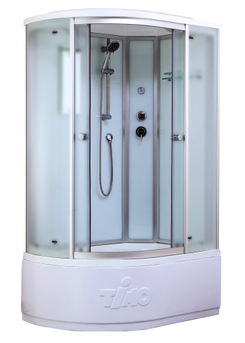 картинка Душевая кабина Timo Standart Silver Fabric 120*85*220  (T-6620SFR) от магазина Сантехстрой