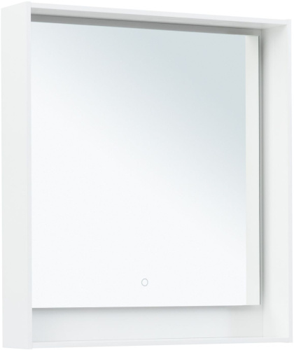 картинка Зеркало Милан 80 LED Белый глянец (306384) от магазина Сантехстрой