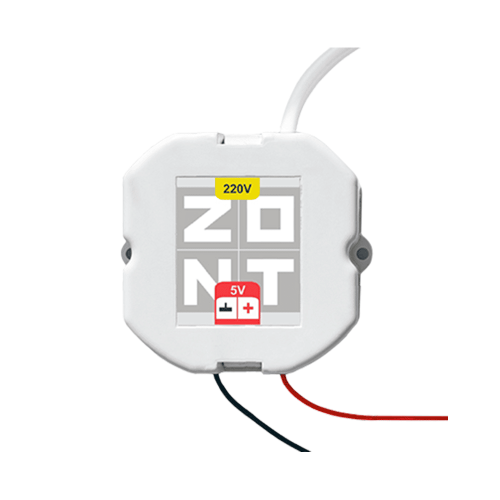 картинка Блок питания ZONT в подрозетник 5V/220 от магазина Сантехстрой