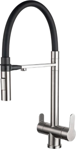 картинка смеситель для кухни zorg sanitary szr-3030 хром