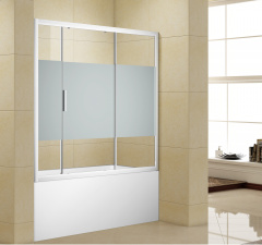 картинка Шторка для ванны Aquanet Practic AE10-B-180H150U-CP, прозрачное стекло от магазина Сантехстрой