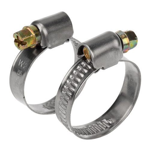 картинка Хомут червячный 16-27-0,7 мм,  (упак.  50 шт) REXANT от магазина Сантехстрой