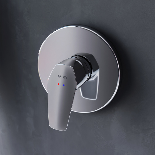 фотография f9075000_ххх gem, cмеситель д/душа монтируемый в стену, хром, шт.