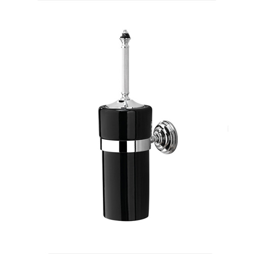 картинка Devon Black Diamond Ёршик подвесной (черная керамика), цвет: хром от магазина Сантехстрой