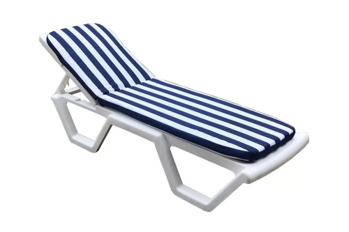 картинка Gardeck Матрац для шезлонга Tweet бело-синий от магазина Сантехстрой